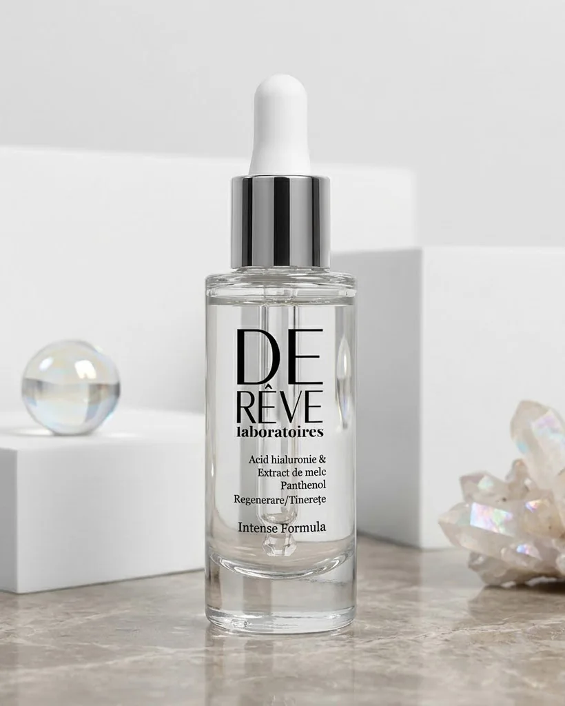 Ser facial cu acid hialuronic și filtrat de melc, 30 ml, De Rêve Laboratoires